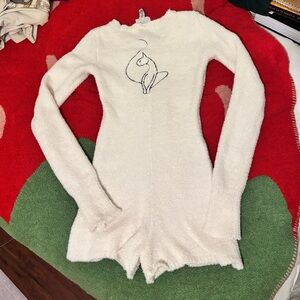 Baby Phat x Forever 21 Cream Long Sleeve   Romper Onesie